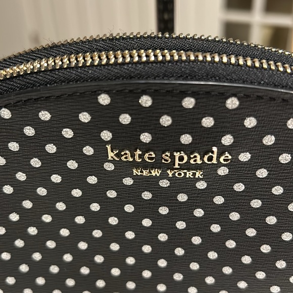 Kate Spade Spencer Metallic Polka Dot Crossbody EUC - Picture 10 of 10